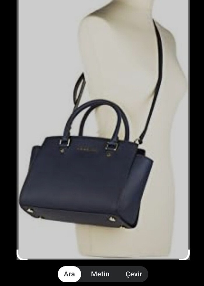 Michael Kors siyah kol çantası  - Görsel 4