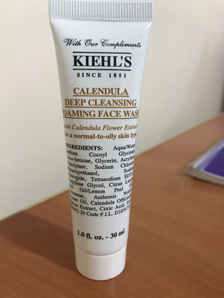 Kiehls sıfır yüz temizleme jeli