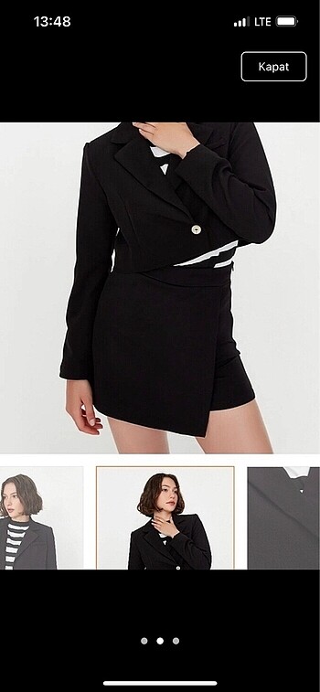 Trendyol & Milla Crop blazer