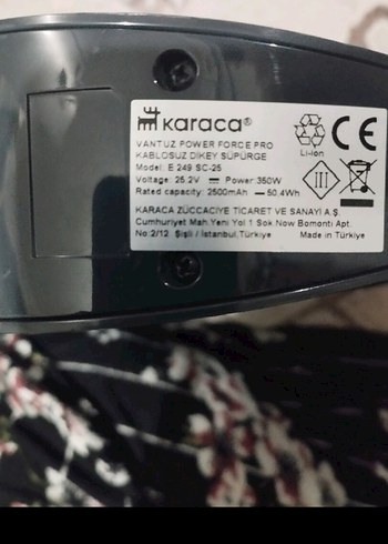 Karaca vantuz power force pro 2 in 1 katlanan süpürge - Görsel 9