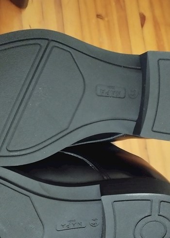 Erkek Siyah Deri Klasik Bağcıklı Ayakkabı - Görsel 9