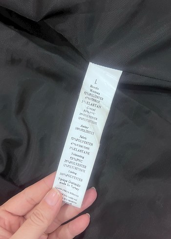 Bordo Deri Kemerli Kadın Blazer Ceket - Görsel 4