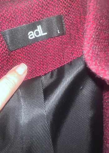 Bordo Deri Kemerli Kadın Blazer Ceket - Görsel 2