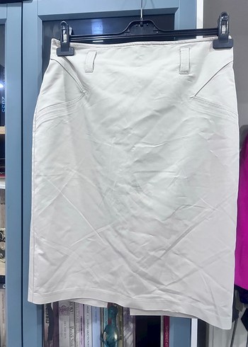 Bej Midi Kadın Etek - Görsel 2