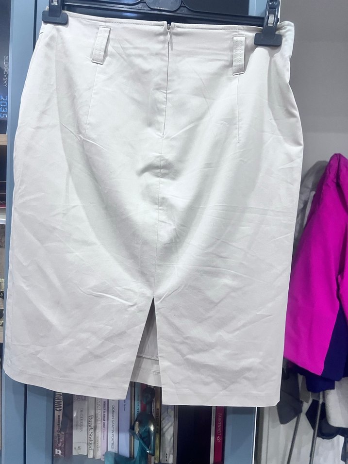 Bej Midi Kadın Etek - Görsel 3