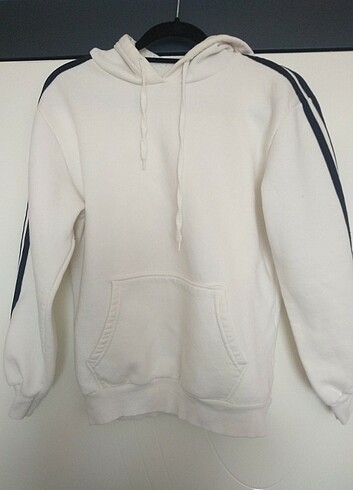 Beyaz oversize sweatshirt