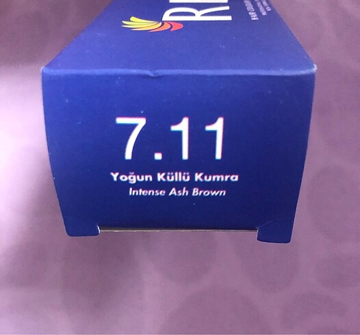 Diğer SATILDIII!!! Renna Marka 7.11 Yoğun Küllü Kumral 60ml -2 Li Tüp 