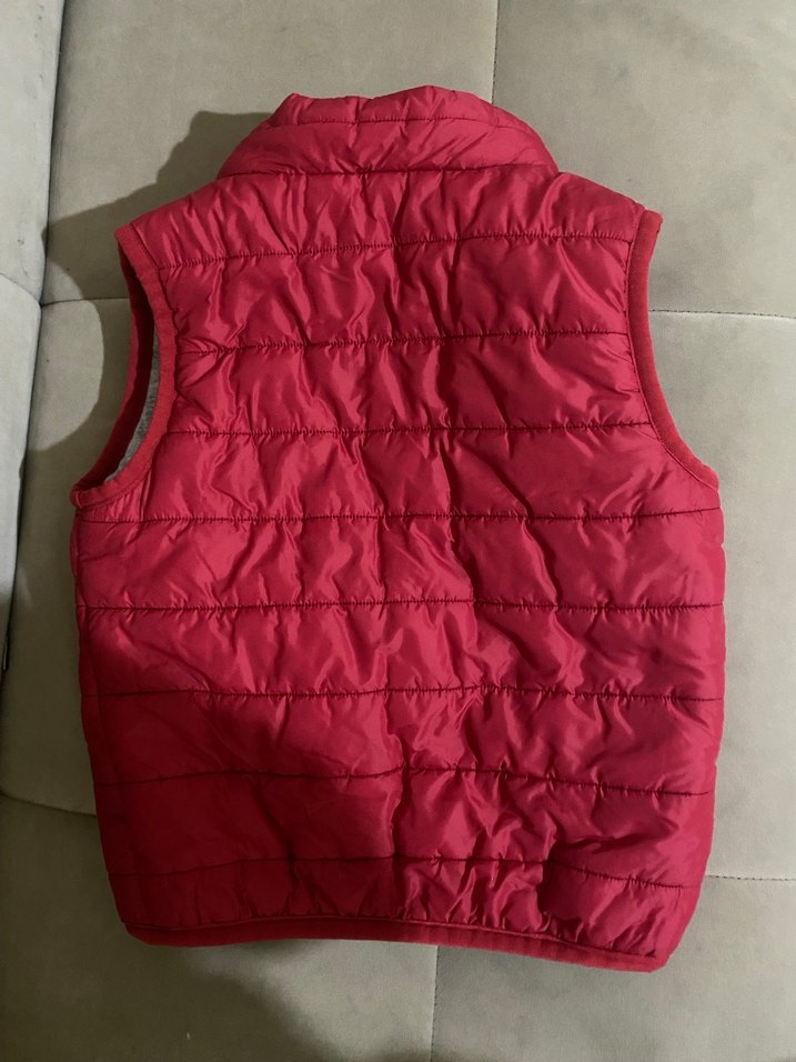 Kırmızı Erkek Çocuk Fermuarlı Yelek - Görsel 3