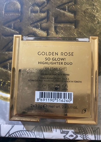 Altın Rengi Işıltılı Allık - Görsel 2