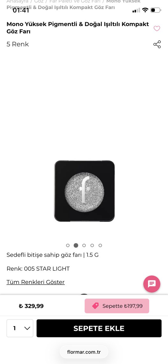 Parlak Bej Göz Farı - Görsel 4