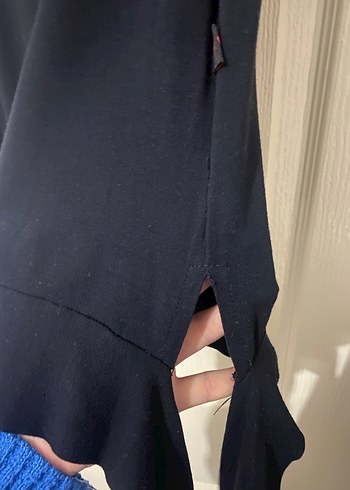 Boncuk İşlemeli Siyah abiye bluz - Görsel 6