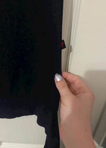 Boncuk İşlemeli Siyah abiye bluz - Görsel 4