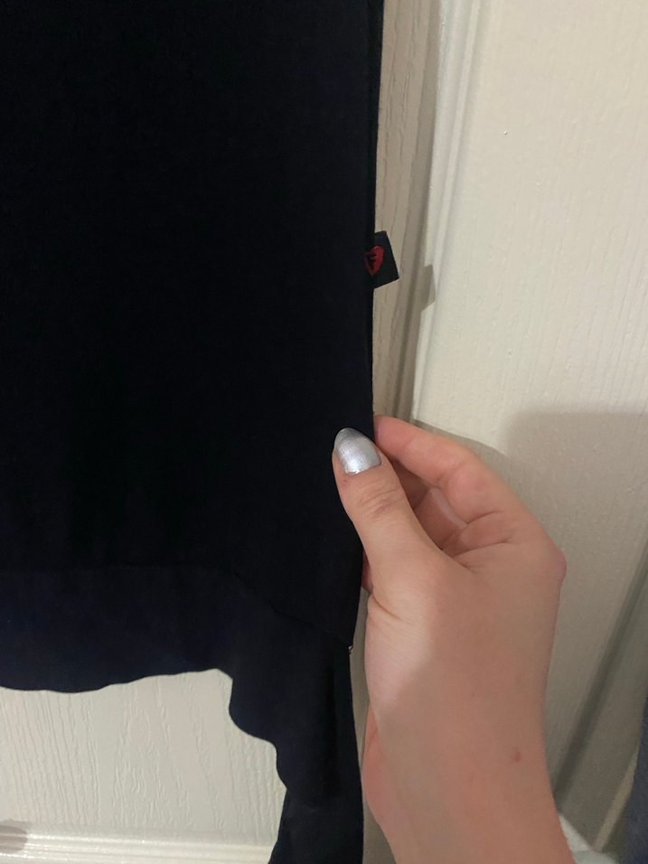 Boncuk İşlemeli Siyah abiye bluz - Görsel 4