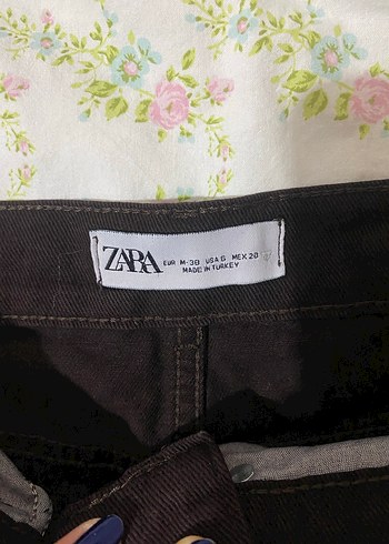 Acı kahve zara marka Mini Kot Etek - Görsel 2