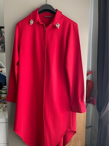 Helly Hansen Kırmızı gömlek tunik