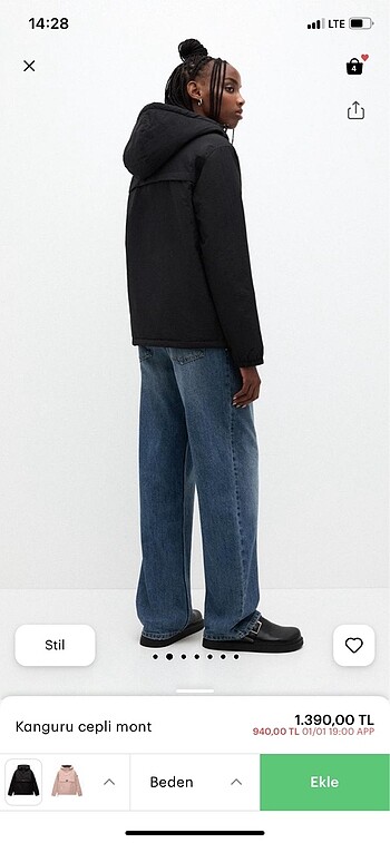 Pull and Bear Pull and bear kanguru mont