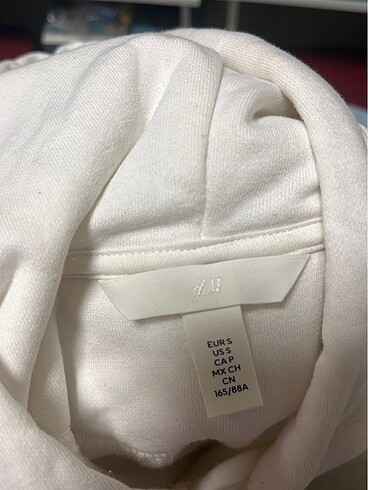 s Beden beyaz Renk Hm beyaz sweatshirt