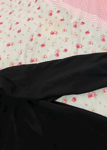 H&M Uzun Kollu Siyah elbise tunik