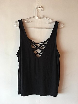 Siyah h&m ipli askılı