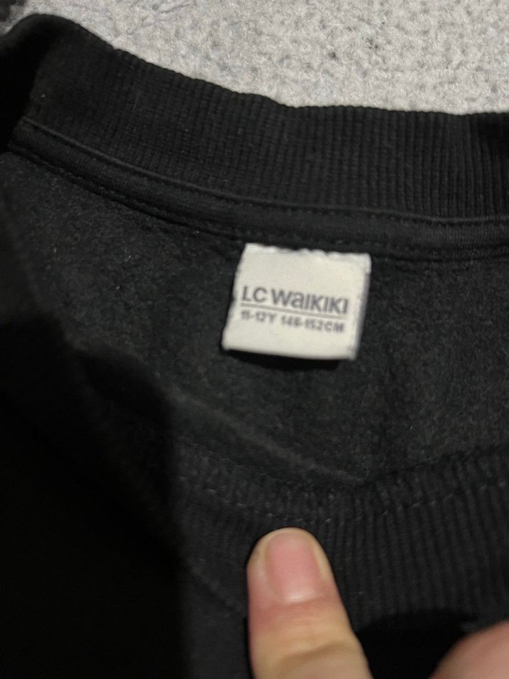 Siyah Payetli Uzun Kollu Sweatshirt - Görsel 3