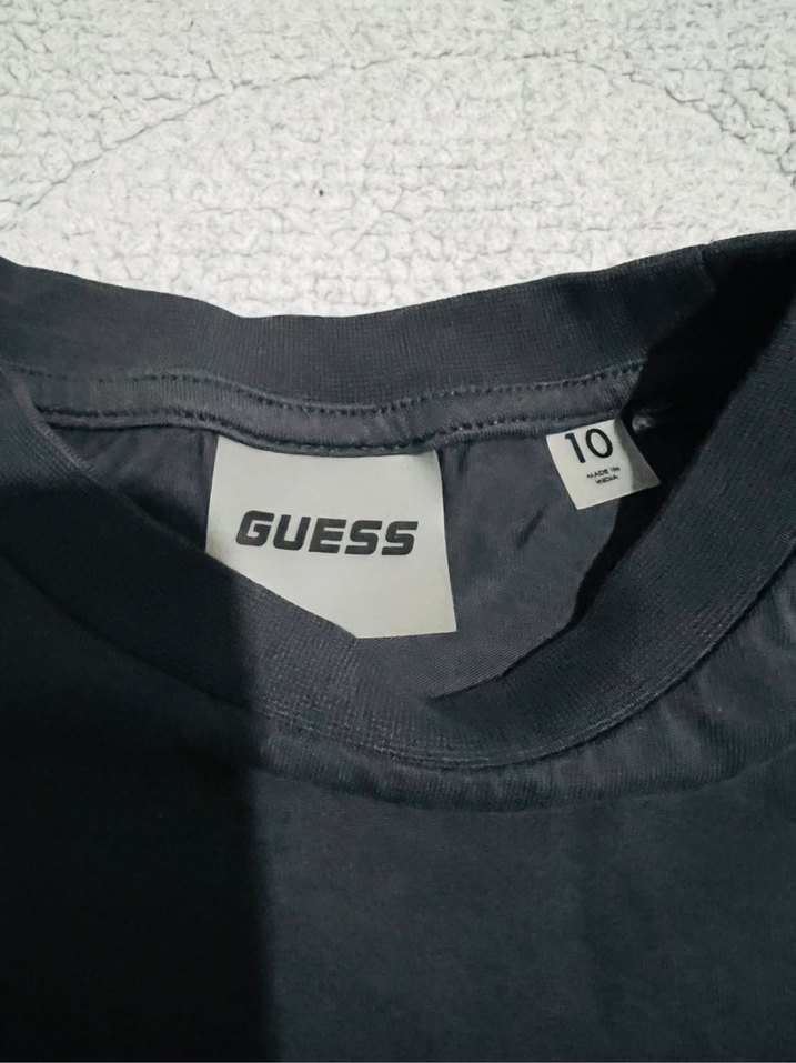 Guess Siyah Mini Tişört şort - Görsel 4