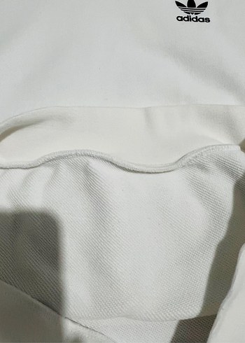 Kız çocuk Beyaz Adidas Kapüşonlu Sweatshirt - Görsel 5