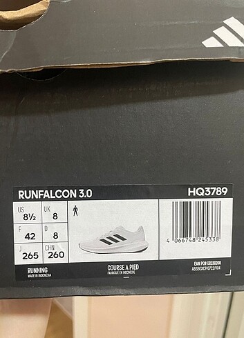42 Beden siyah Renk Orijinal adidas spor ayakkabı