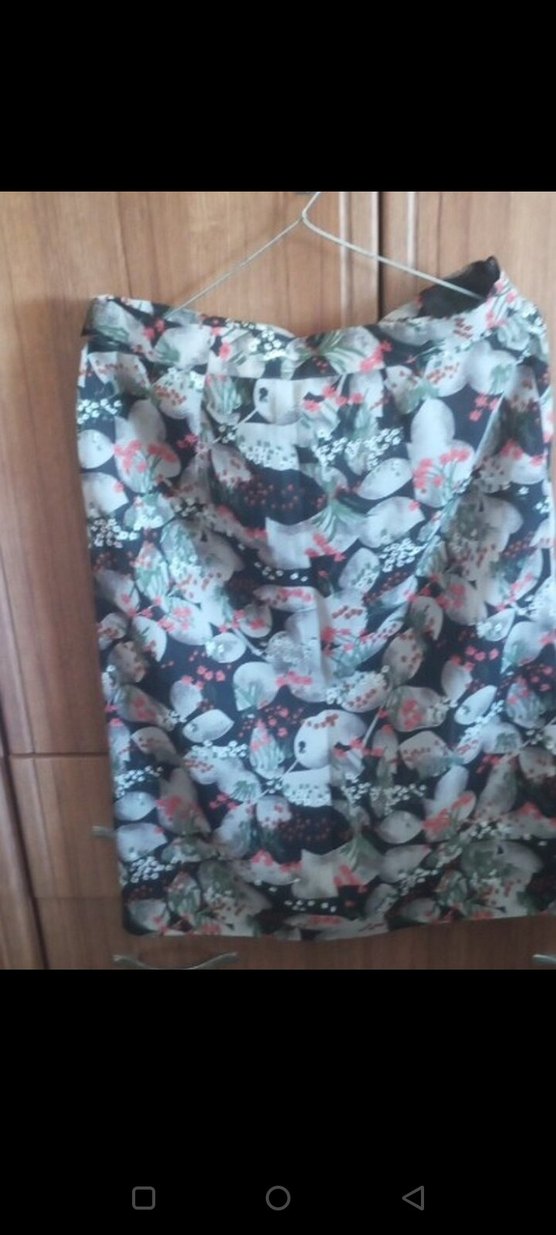 Bohem Çok Renkli Uzun Hamile Etek - Görsel 2