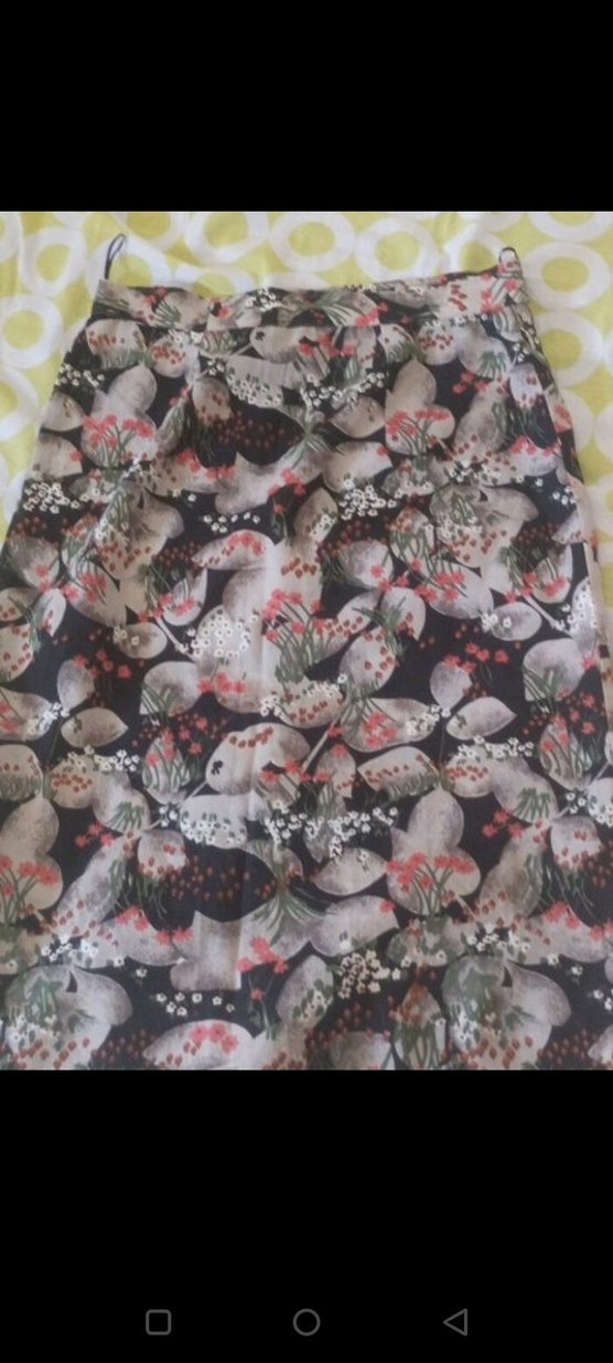 Bohem Çok Renkli Uzun Hamile Etek - Görsel 4