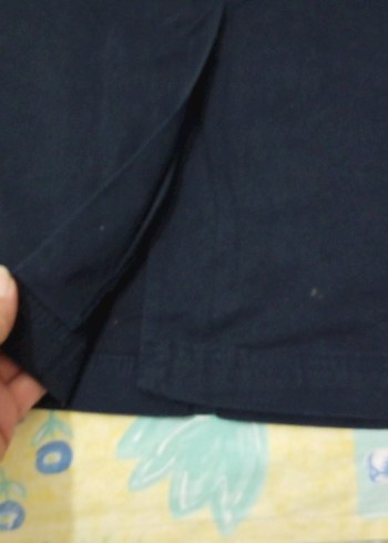 Düğmeli Siyah Hamile Kot Etek - Görsel 5