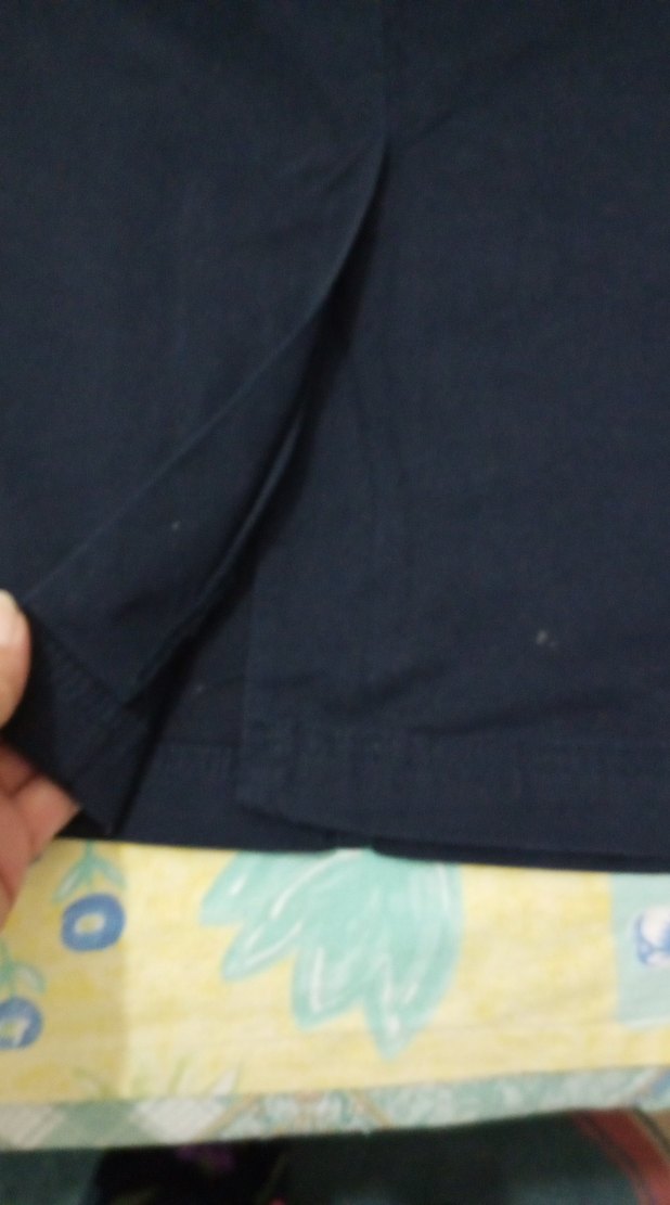 Düğmeli Siyah Hamile Kot Etek - Görsel 5