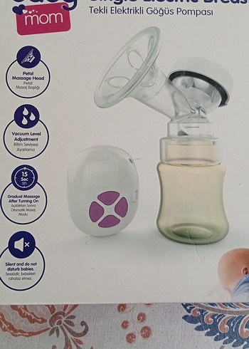  Tekli Elektrikli Göğüs Pompası Beyaz