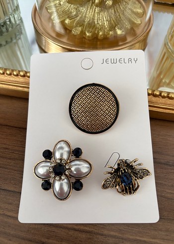 3lü broş seti - Görsel 2