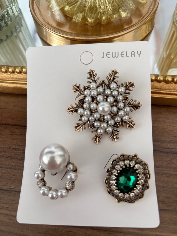 3lü broş seti - Görsel 3