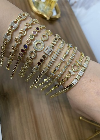 Xuping  Altın Renkli Kadın Bileklik - Görsel 2