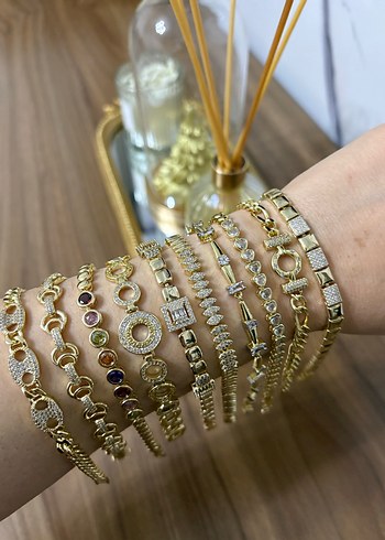 Xuping  Altın Renkli Kadın Bileklik - Görsel 3