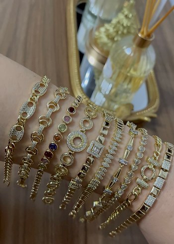 Xuping  Altın Renkli Kadın Bileklik - Görsel 4