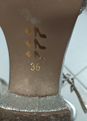 36 Beden beyaz Renk Abiye Ayakkabı 