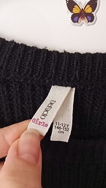 11-12 Yaş Beden Kız çocuk kazak