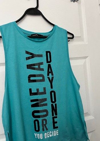 Turkuaz Baskılı sporcu üst - Görsel 2