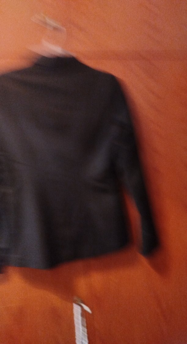 Düğmeli Siyah Kadın Blazer Ceket - Görsel 2