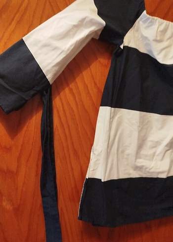 Pamuklu, Asimetrik Kesim, Bol Kesim Bluz - Görsel 2