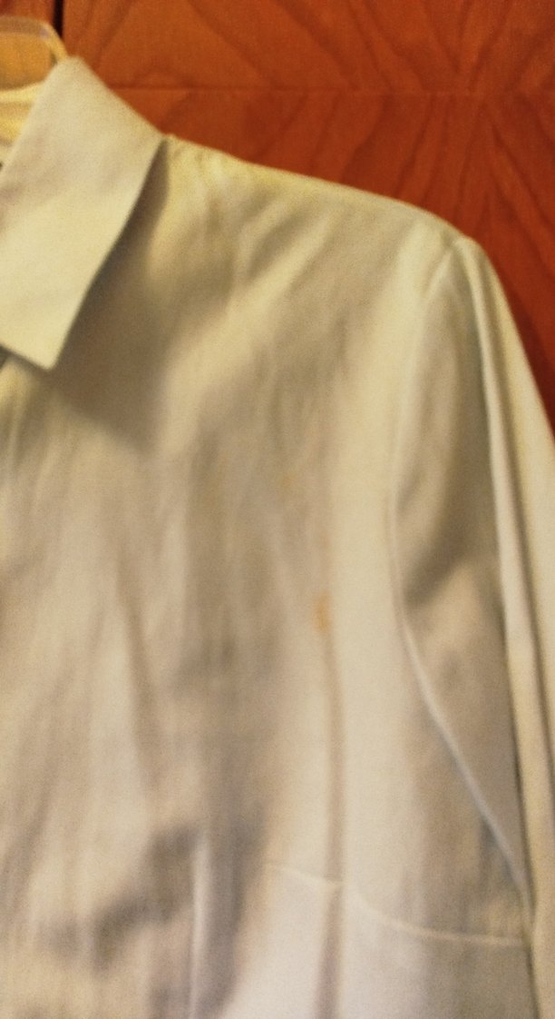 Düğmeli Beyaz Pamuklu Kadın Gömlek - Görsel 2