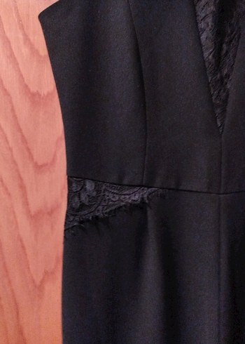 Siyah Kadın Kolsuz Tulum - Görsel 4