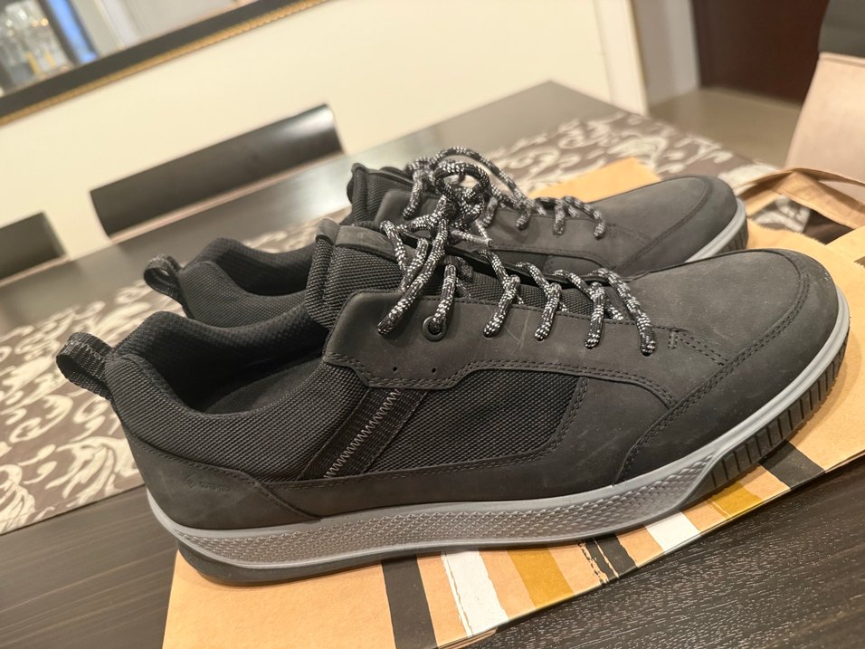 Ecco Siyah Bağcıklı Erkek Outdoor Spor Ayakkabı 47 - Görsel 2