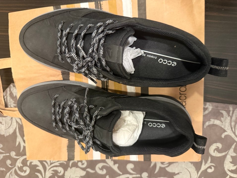 Ecco Siyah Bağcıklı Erkek Outdoor Spor Ayakkabı 47 - Görsel 4