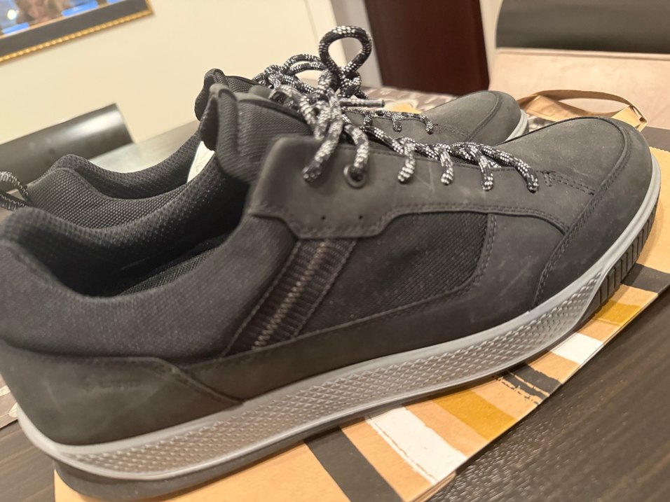 Ecco Siyah Bağcıklı Erkek Outdoor Spor Ayakkabı 47 - Görsel 3