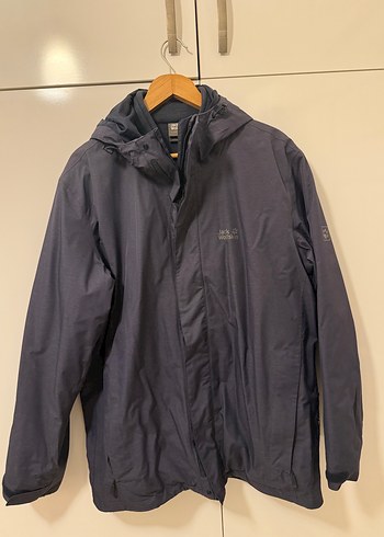 Erkek Jack Wolfskin Kapüşonlu Fermuarlı Mont - Görsel 2