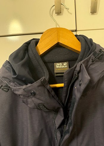 Erkek Jack Wolfskin Kapüşonlu Fermuarlı Mont - Görsel 5