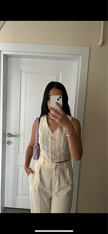 Zara Keten Pantolon